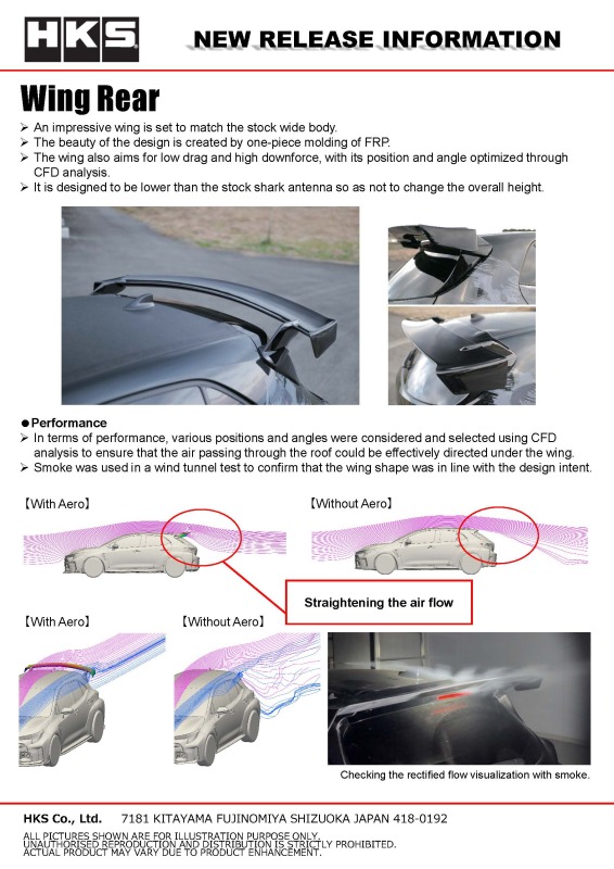 HKS Body Kit TYPE-S GR COROLLA F-Spoiler - Image 6