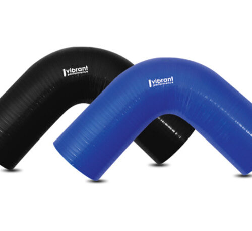 Vibrant 90 Degree Silicone Elbow 2.375in ID x 5.00in Leg Length - Black