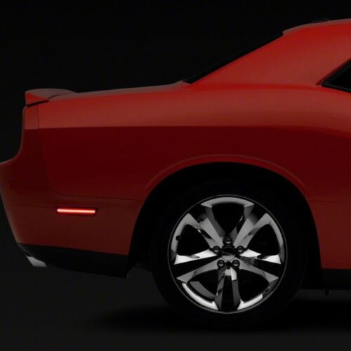 Raxiom for 2008-2014 Dodge Challenger 11-14 Dodge Charger Axial Series LED Rear Side Marker Lights- Smoked - Image 5