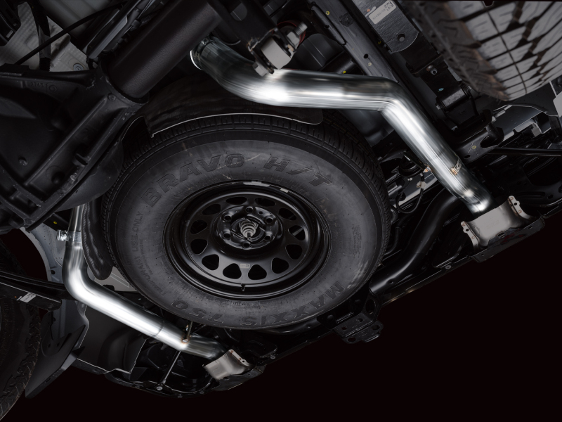 AWE Tuning 4th Gen GM 1500 5.3L 0FG Cat-Back Split Rear Exit (w/ Bumper Cutouts) - OE Tips - Image 10