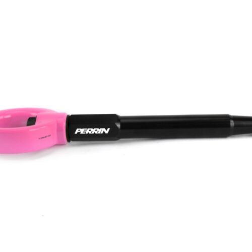 PERRIN 22-26 Subaru WRX / 18-23 Crosstrek / 17-23 Impreza Forester Tow Hook Kit (Front) - Hyper Pink - Image 2