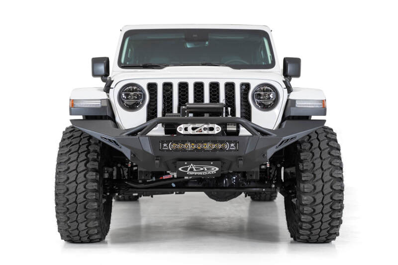 Addictive Desert Designs for 07-23 Jeep JK/JL/JT Stealth Fighter Front License Plate Bracket - Image 5