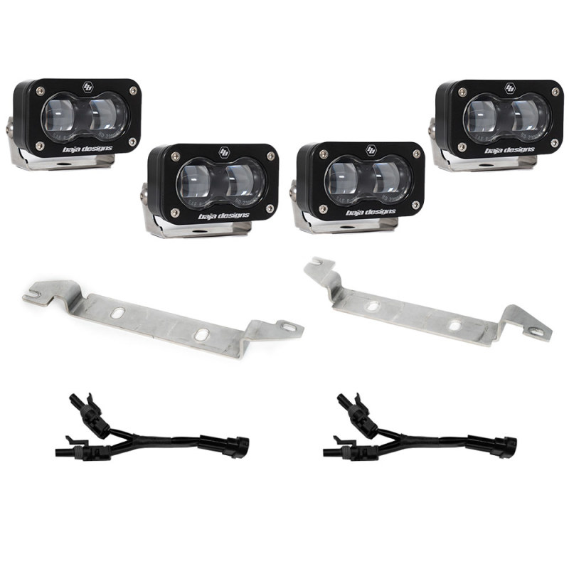 Baja Designs for 2022+ Toyota Tundra S2 SAE OEM Fog Light Replacement Kit - Clear