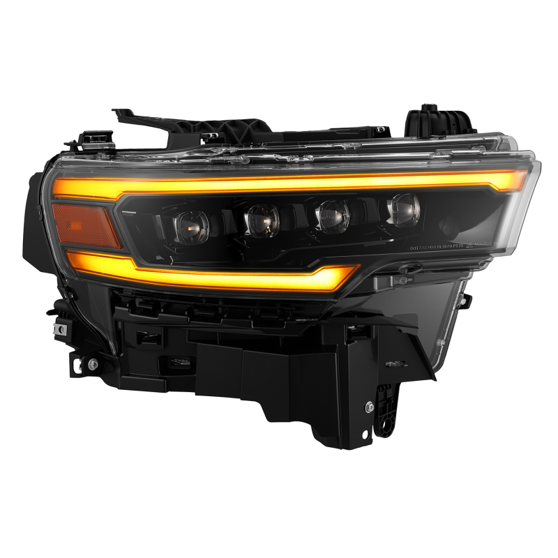 AlphaRex 25-26 Dodge Ram 1500 NOVA LED Proj Headlights- Alpha-Black w/Activ Lit/Seq Signal/Switchbk - Image 2