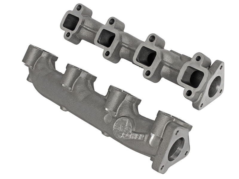 aFe Power BladeRunner Ported Ductile Iron Exhaust Manifold 01-16 GM Diesel Trucks V8-6.6L (td) - Image 3