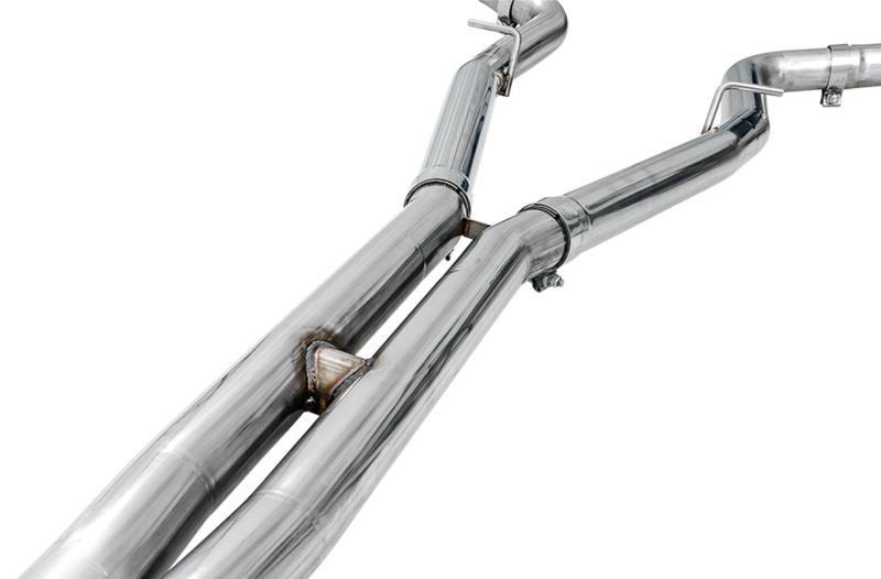 AWE Tuning Track Edition Exhaust - Use Stock Tips for 2015+ Dodge Challenger 6.4L/6.2L Supercharged