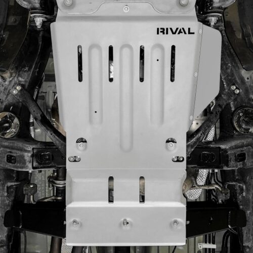 Rival 2016-2023 Toyota Tacoma 3Gen 4WD Aluminum Transmission Transfer Case Skid Plate - Image 2