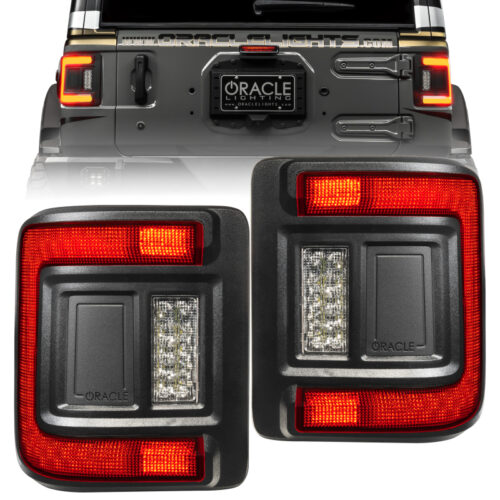 Alternative view of Oracle 2018+ Jeep Wrangler Rubicon/Sport LED Flush Mount Tail Light - Tinted