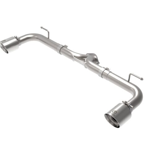aFe Power Takeda 2-1/2in 304 SS Axle-Back Exhaust w/ Polished Tips 14-18 Mazda 3 L4 2.0L/2.5L - Image 3