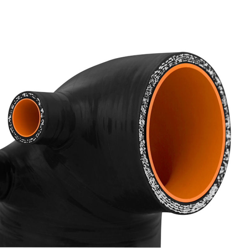Mishimoto Silicone Intake Boot for 92-99 BMW E36 (325/328/M3) w/ 3.5in HFM Black - Image 3