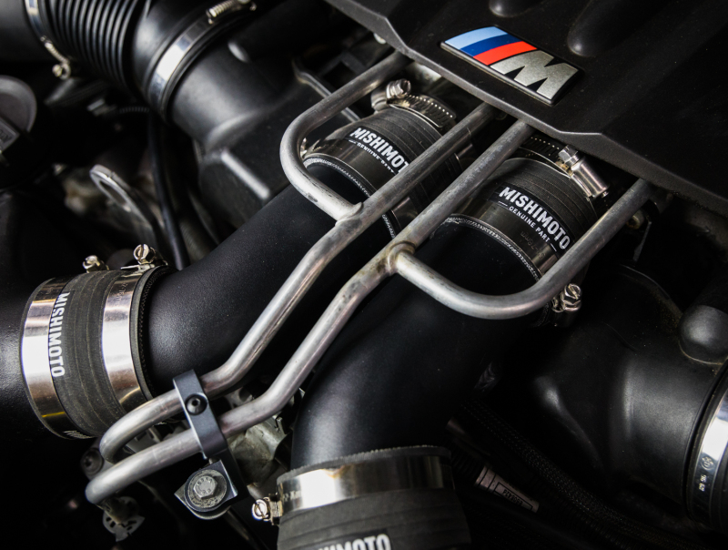 Mishimoto Intercooler Pipe Kit Micro Wrinkle Black for 12-16 BMW F10 M5 - Image 7