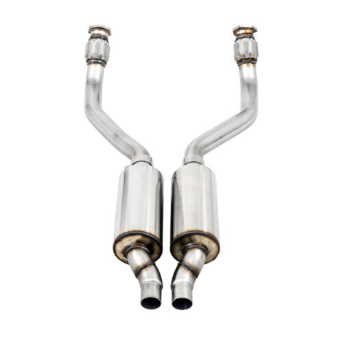 Alternative view of AWE Tuning Audi B8 / C7 3.0T Resonated Downpipes for S4 / S5 / A6 / A7
