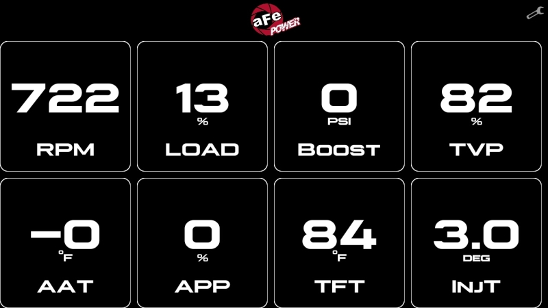aFe Power AGD Advanced Gauge Display Digital 5.5in Monitor 08-18 Dodge/RAM/Ford/GM Diesel Trucks - Image 3