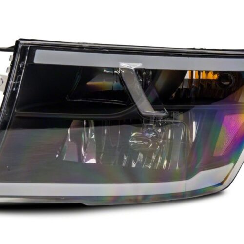 Raxiom for 2009-2018 Dodge RAM 1500/2500/3500 Axial Headlights w/ SEQL LED Bar- Black Housing (Clear Lens) - Image 5