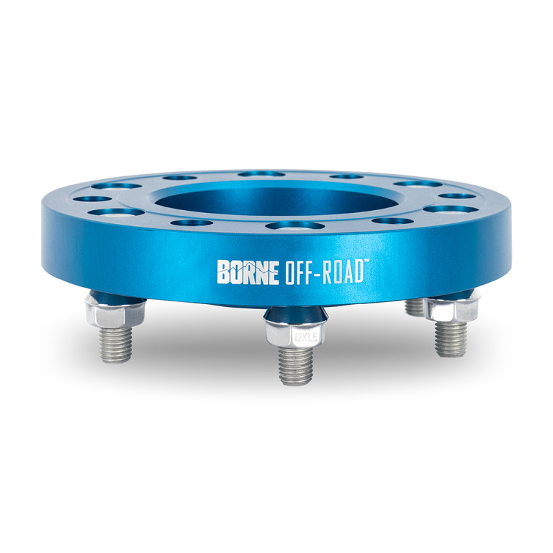 Borne Off-Road Wheel Spacers - 6x139.7 - 78.1 - 25mm - M14x1.5 - Blue - Image 3