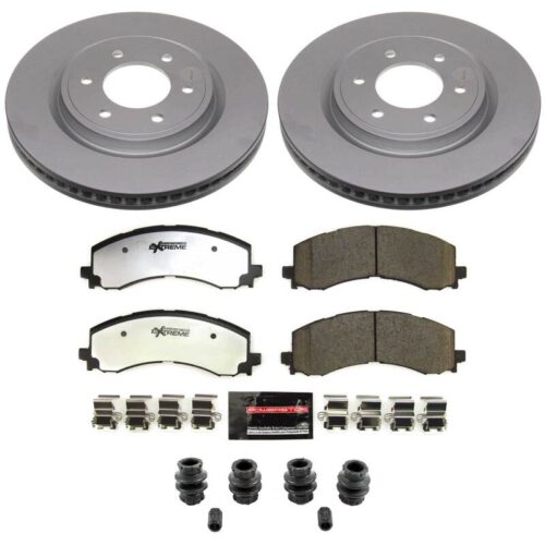 Power Stop 22-25 Ford Bronco Front Z36 Coated Truck & Tow Brake Kit