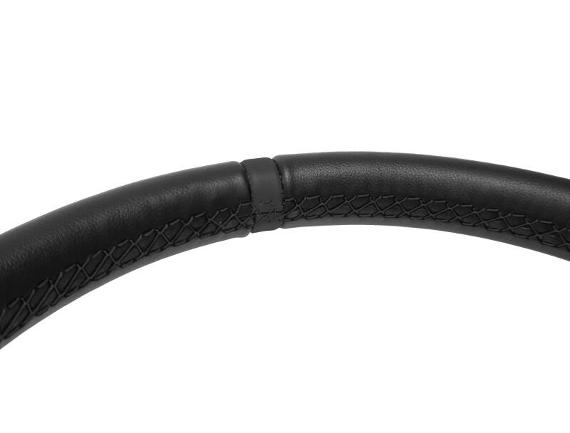 PRP Flat Leather Steering Wheel - Black - Image 3