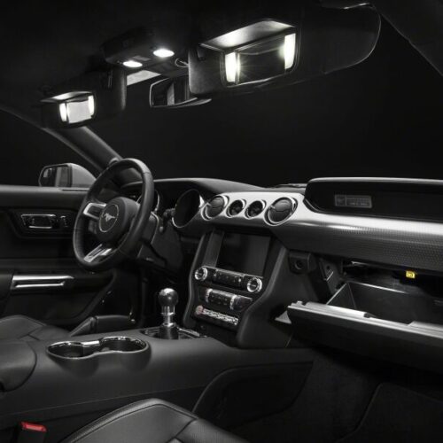Raxiomfor 2015-2023 Ford Mustang Axial Series Stage 2 Interior LED Lighting Kit- Cool White - Image 6