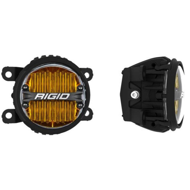 Rigid Industries for 12-18 Subaru BRZ / 12+ WRX STI s360-Series 4in LED SAE J583 Fog Light kit - Yellow - Image 8