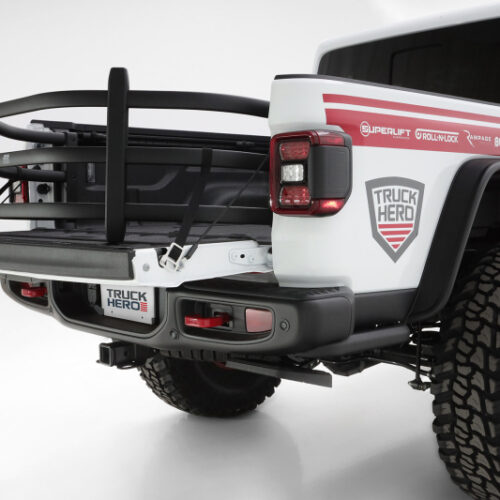 AMP Research BedXtender HD Sport - Black for 20-22 Jeep Gladiator (Does Not Work w/Tonneau Cvrs) - Image 3