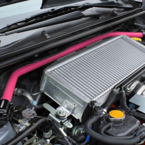 PERRIN 08-14 WRX/STI/Impreza / 14-18 Forester / 13-17 Crosstrek / 05-09 Legacy FR Strut Brace - Pink