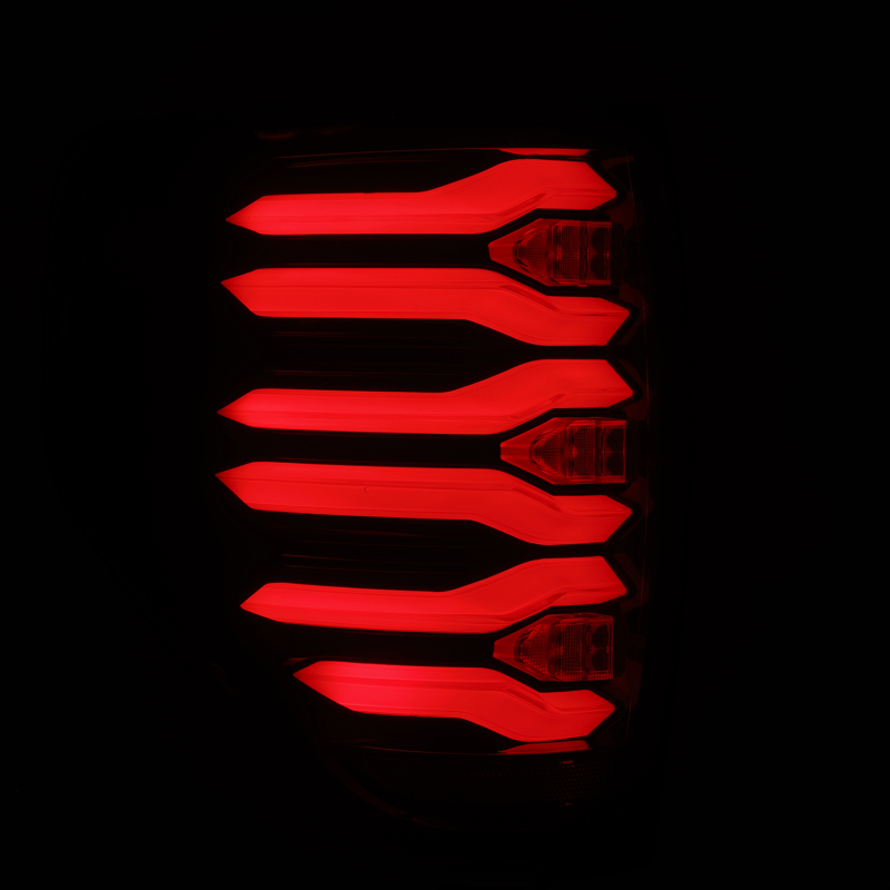 AlphaRex 09-14 Ford F150 LUXX LED Taillights - Black/Red Housing - Image 8