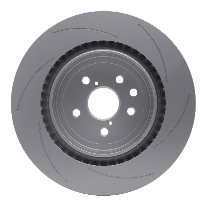 DFC 15-22 Lexus RC F Left Rear GeoSPEC Coated Rotor - Slotted - Image 5