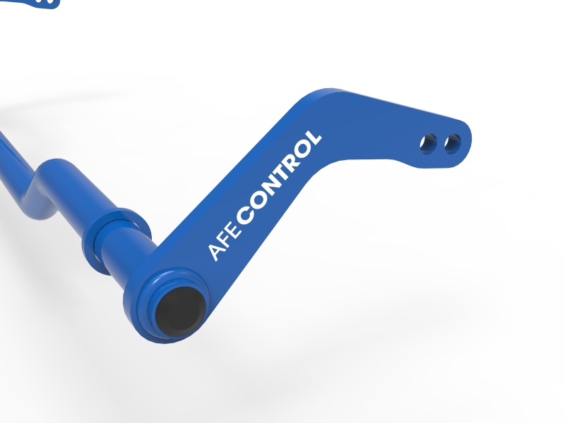 aFe Power 15-19 Volkswagen Golf R (MK7) L4-2.0L (t) CONTROL Series Rear Sway Bar - Blue - Image 4