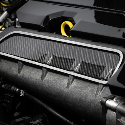 APR 17-26 Audi RS3/12-22 Audi TT RS Quattro 2.5T Carbon Fiber Intake Manifold Cover Plate - Image 4