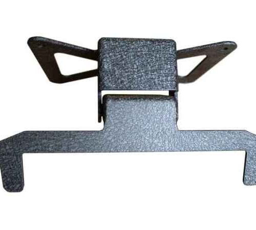 Fishbone Offroad 2018+ Jeep Wrangler JL - Black Aluminum Hawse Fairlead License Plate Mount