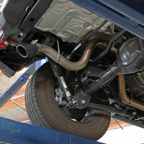 aFe Power MACH Force-Xp Axle-Back Exhaust System w/Black Tip 18-20 Jeep Wrangler L4-2.0T / V6-3.6L - Image 6