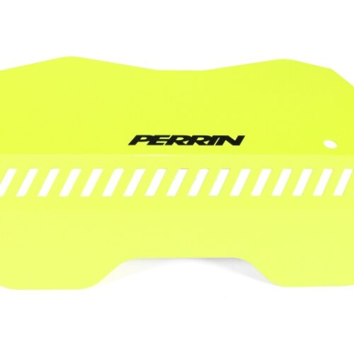 PERRIN 22-26 Subaru WRX Pulley Cover - Neon Yellow (TALL - For Use w/o PERRIN AOS) - Image 2