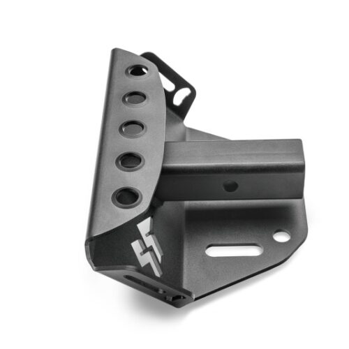 Alternative view of Rugged Ridge 07-23 Jeep Wrangler JK/JKU/JL/JLU & 20-23 Gladiator Hitch Skid Plate 2in. Rec - Tex Blk