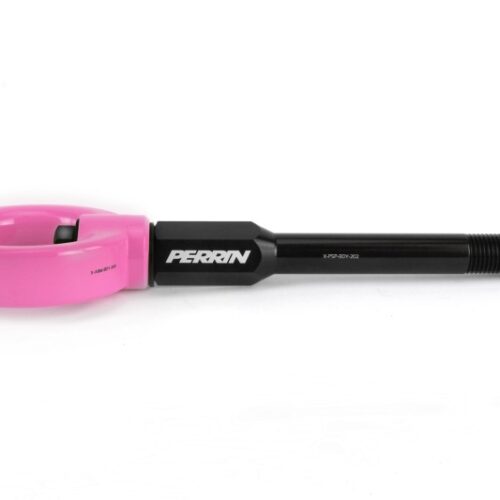 PERRIN 02-07 Subaru WRX/STI Tow Hook Kit (Front) - Hyper Pink - Image 2