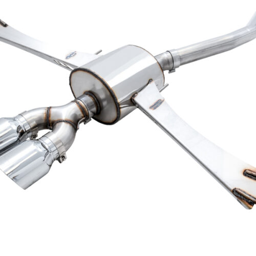 AWE Tuning Touring Edition Exhaust w/Front Pipe & Dual Chrome Silver Tips for 2016+ Honda Civic Si - Image 7