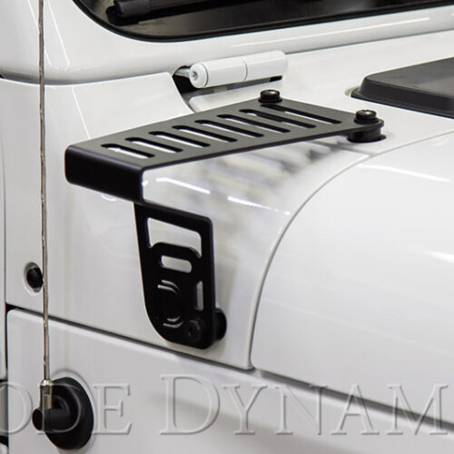 Diode Dynamics 18-21 Jeep JL Wrangler/Gladiator SS6 Cowl LED Bracket Kit - White Driving