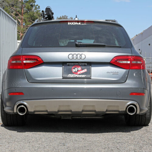 aFe Power MACH Force-Xp 13-16 Audi Allroad L4 SS Axle-Back Exhaust w/ Polished Tips - Image 8