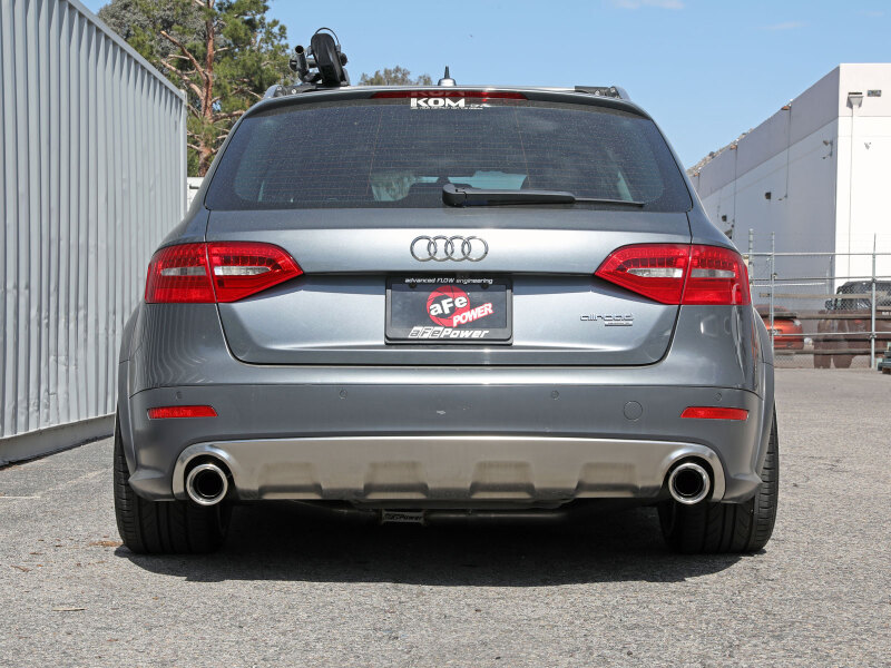 aFe Power MACH Force-Xp 13-16 Audi Allroad L4 SS Axle-Back Exhaust w/ Polished Tips - Image 8