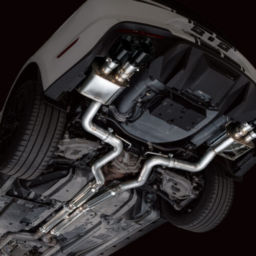 AWE Tuning SwitchPath Exhaust - Diamond Black Tips for 18-23 S550 Mustang GT - Image 4