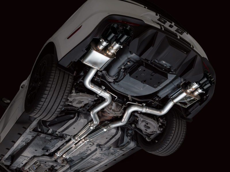 AWE Tuning SwitchPath Exhaust - Diamond Black Tips for 18-23 S550 Mustang GT - Image 4