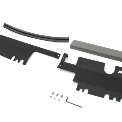 PERRIN 15-21 Subaru WRX/STI Radiator Shroud (With OEM Intake Scoop) - Black