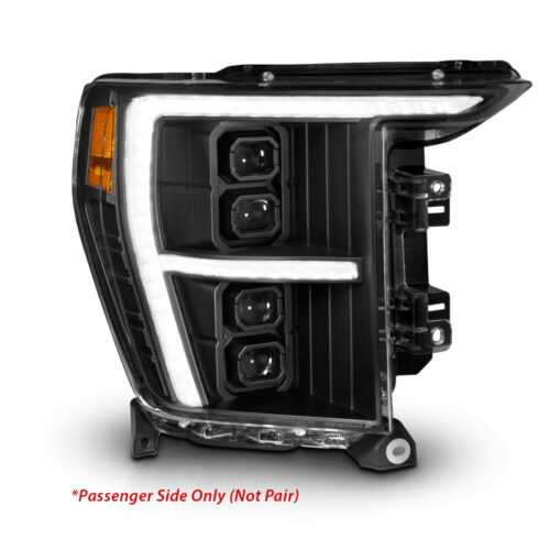 Alternative view of ANZO 21-23 Ford F-150 (w/Factory Halogen) Z-Series Full LED Proj Headlights - Pass. Side ONLY