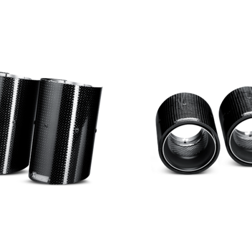 Alternative view of Akrapovic Tail Pipe Set (Carbon) for 07-13 BMW M3 (E90/E92/E93)