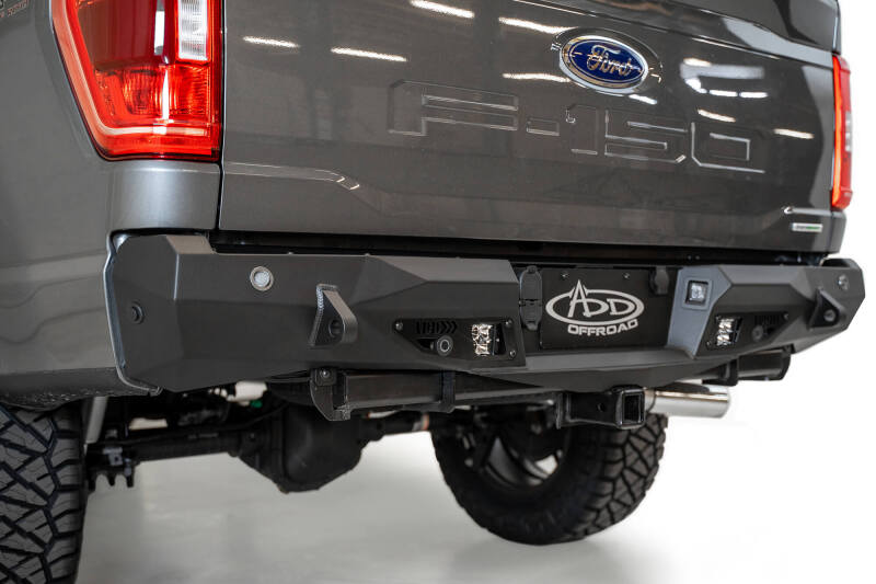 Addictive Desert Designs for 2021 Ford F-150 Stealth Fighter Rear Bumper w/ Back up Sensors - Image 9