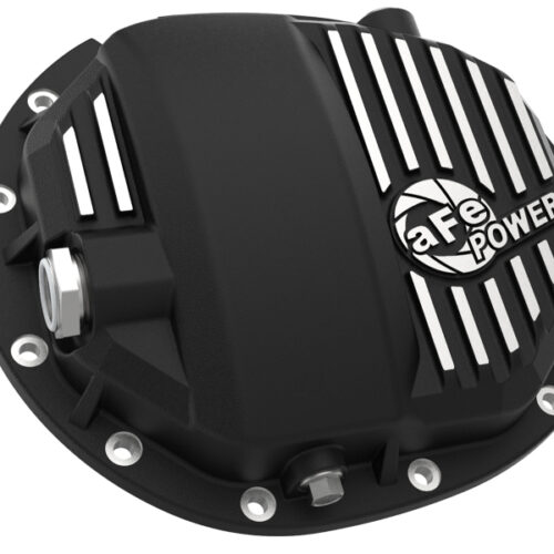 aFe Power Pro Series AAM 9.5/9.76 Rear Diff Cover Black w/Mach Fins 14-19 GM Silverado/Sierra 1500 - Image 3