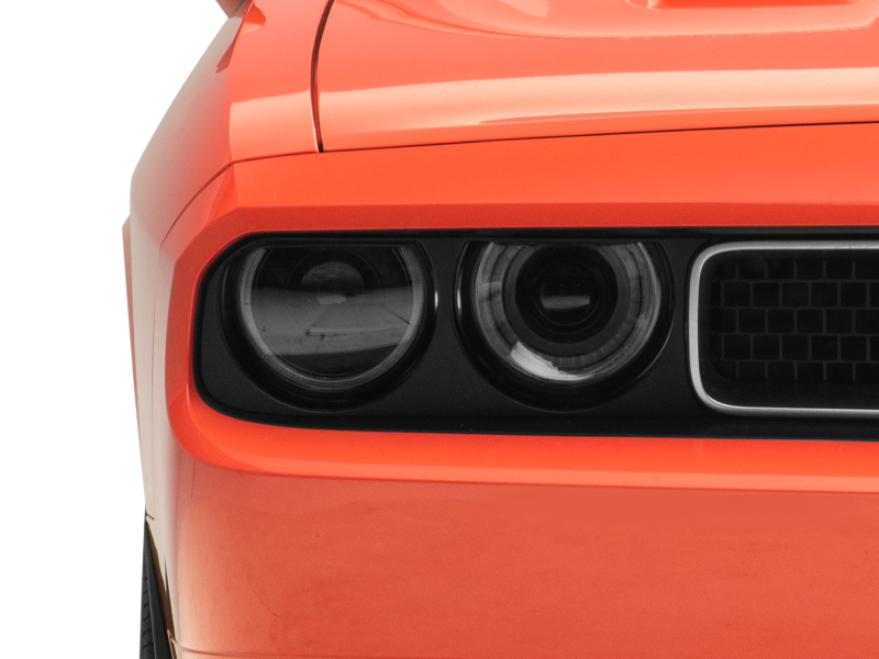 Raxiom for 2008-2014 Dodge Challenger Halo Projctr Headlights w/Sequential Turn Signals-Blk Hsng(Clear Lens) - Image 8
