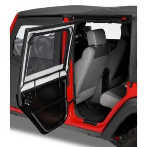 Bestop 07-18 Jeep Wrangler JK 4-Door Element Upper Doors (Rear Doors Black Twill)