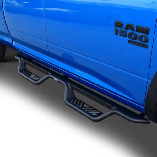Westin 09-18/19-24 Ram 1500 Quad Cab/Classic Outlaw Drop Nerf Step Bars Textured Black - Image 4