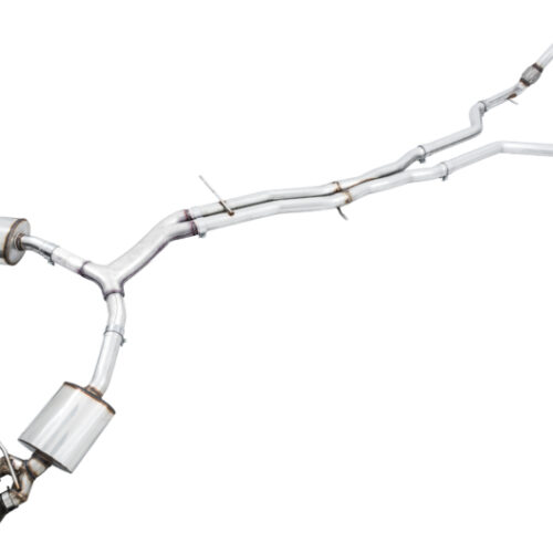 AWE Tuning Touring Edition Exhaust - Non-Resonated (Black 102mm Tips) for Audi B9 S5 Sportback