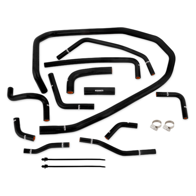 Mishimoto Radiator Coolant Ancillary Hoses Kit for 2015 Subaru WRX Black Silicone - Image 2